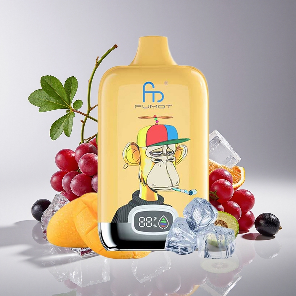 Fumot Tornado Digital Box 12000 Puff Ais Anggur