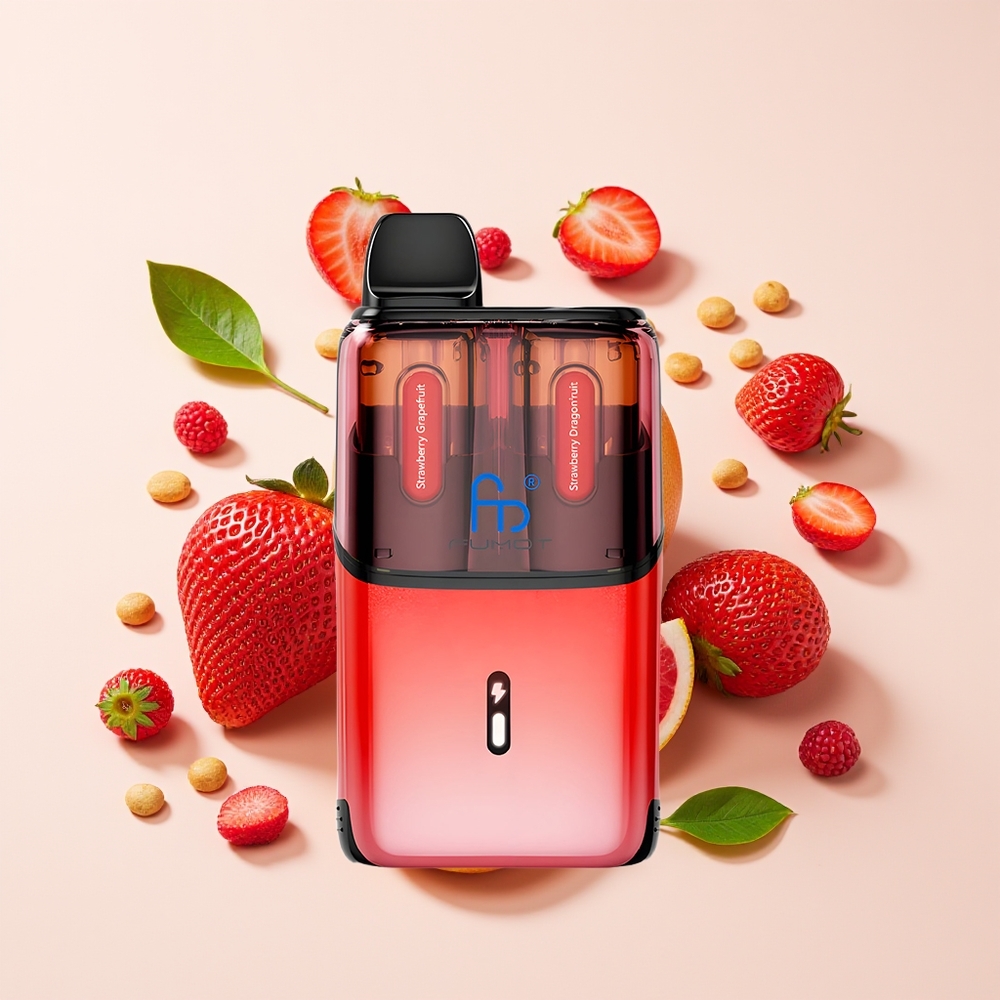 Fumot Ultra T32000 24ml Strawberi Limau Gedang - Strawberi Buah Naga