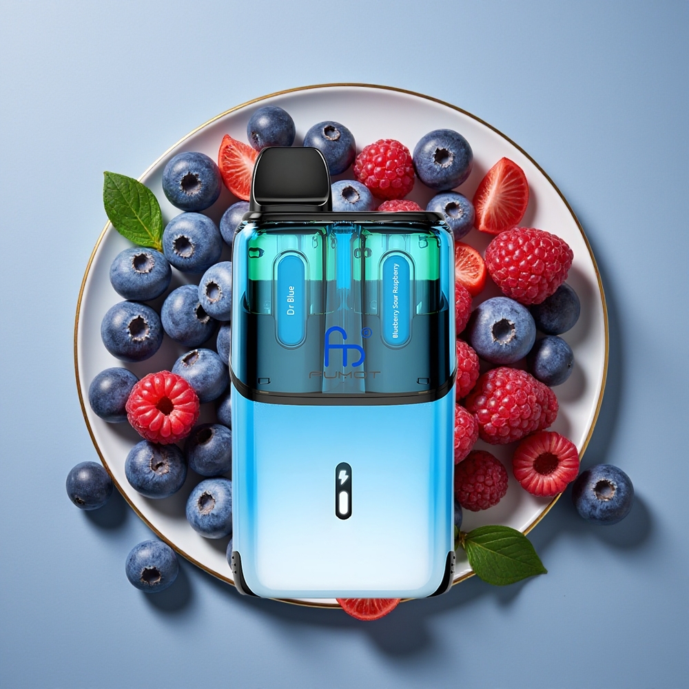 Fumot Ultra T32000 32K Mulut Dr Biru - Bluberi Masam Raspberry