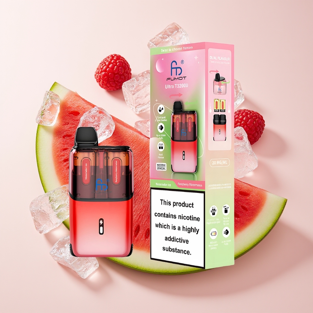 Fumot Ultra T32000 32K Puff 24ml Tembikai Merah-Ais Tembikai Mesh