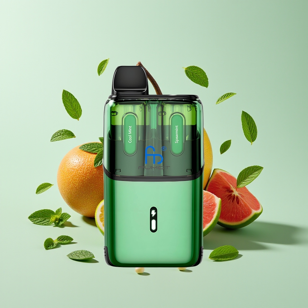 Fumot Ultra T32000 Puff 24ml Sejuk Pudina - Spearmint
