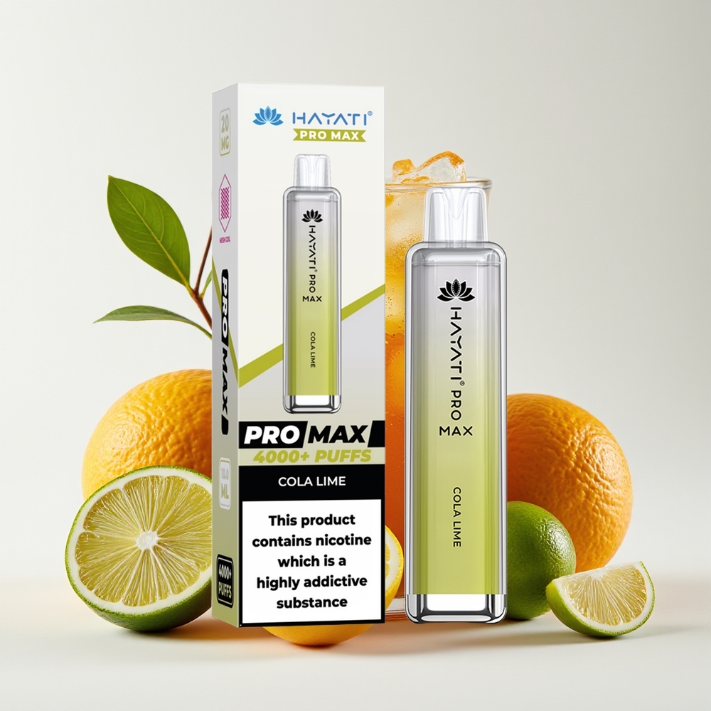 Hayati Pro Max 4000 Hisap Vape Disposable Cola Limau