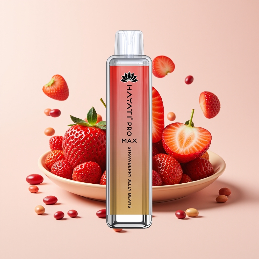 Hayati Pro Max 4000 Hisap Vape Disposable Jeli Strawberry
