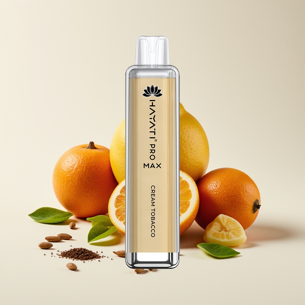 Hayati Pro Max 4000 Hisap Vape Disposable Krim Tembakau