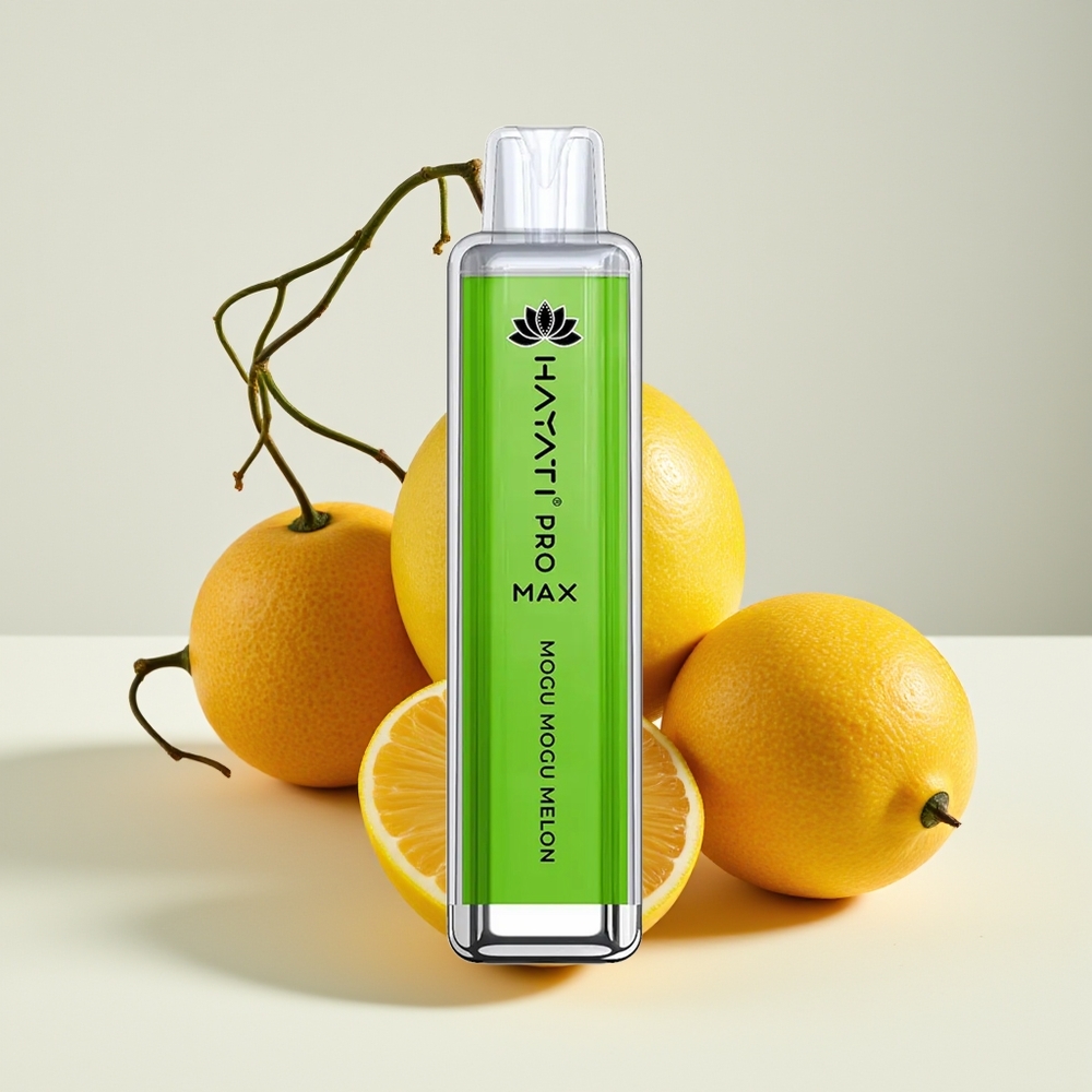 Hayati Pro Max 4000 Hisap Vape Disposable Mogu Mogu Melon 2% Nikotin 1400mAh Bateri Isi Semula