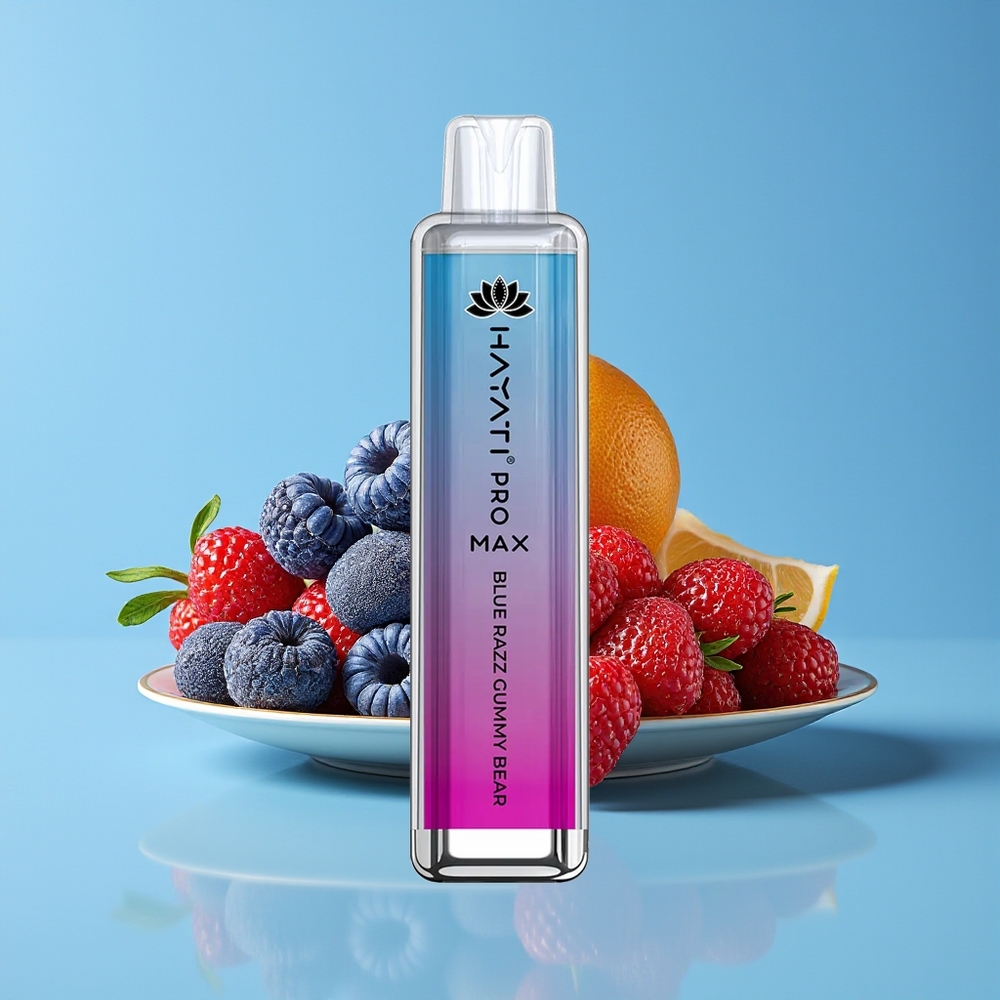 Hayati Pro Max 4000 Hisap Vape Gula-Gula Biru Razz