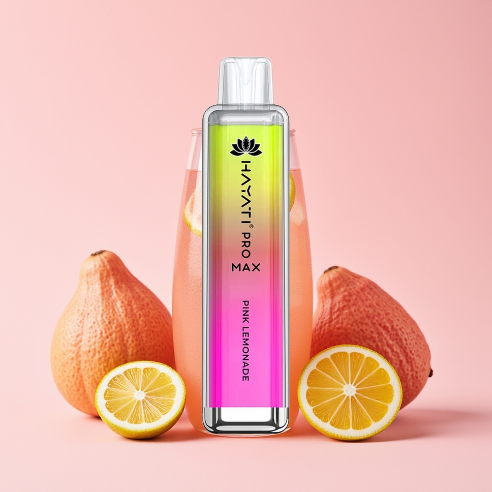 Hayati Pro Max 4000 Hisap Vape Limau Pink Rechargeable LED Mesh 2ml/10ml TPD