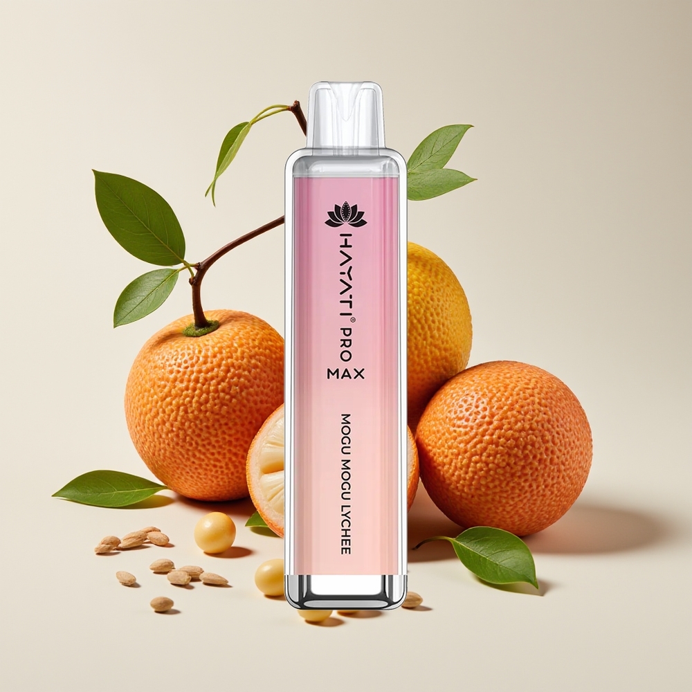 Hayati Pro Max 4000 Hisap Vape Mogu Mogu Laici Boleh Dicas LED Kristal