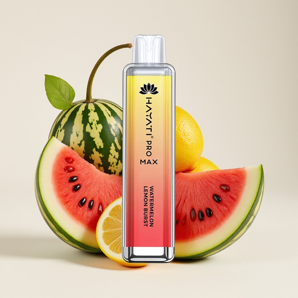 Hayati Pro Max 4000 Puff Tembikai Limau Letupan dengan Bateri 1400mAh Boleh Dicas