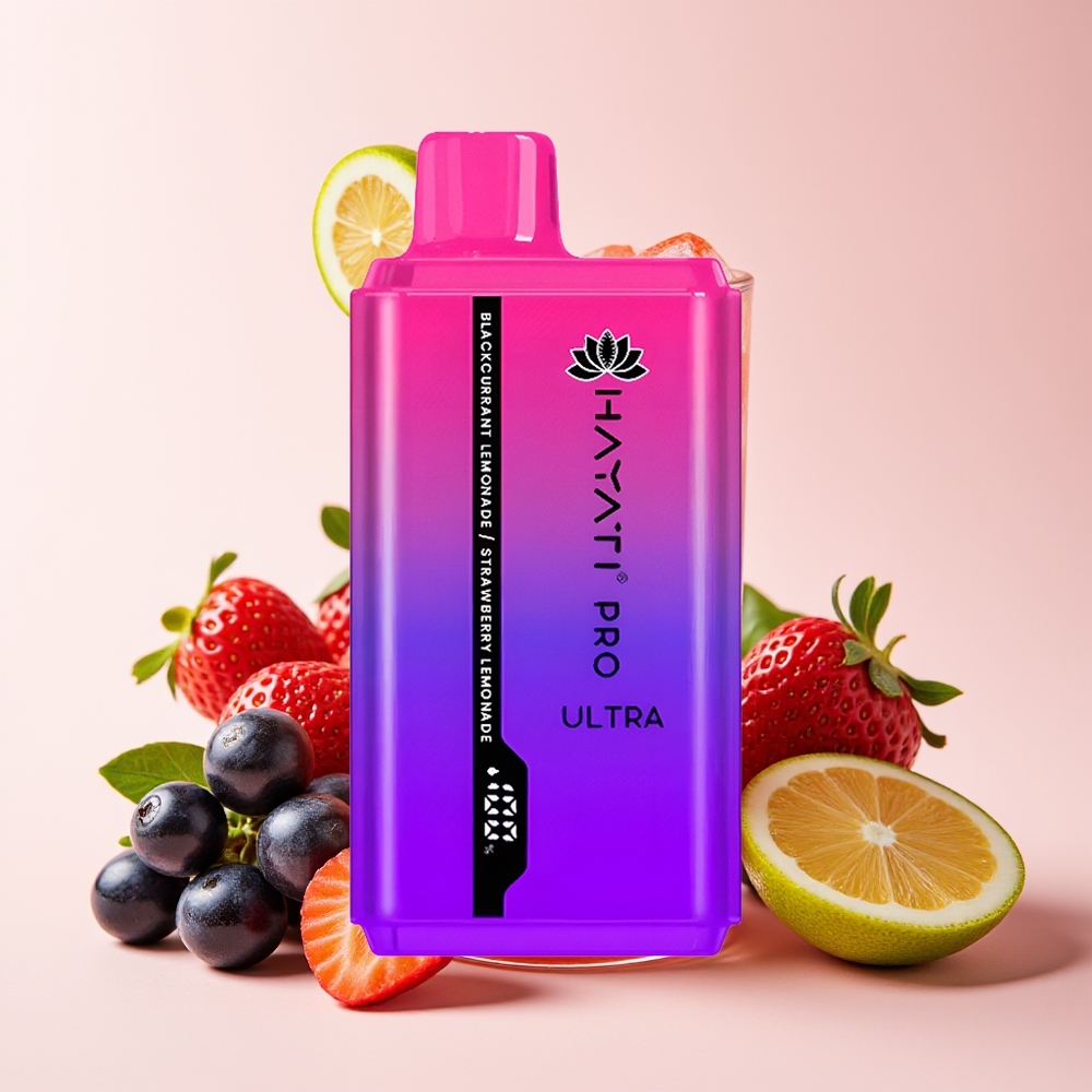 Hayati Pro Ultra 15000 Hisap 2 12ml 2% Nikotin Blackcurrant Limau Strawberry Limau
