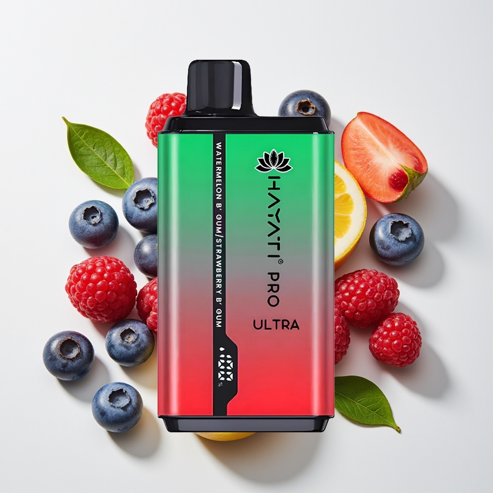 Hayati Pro Ultra 15000 Hisap Bluberry Raspberi Ceri Lemon & Bluberry