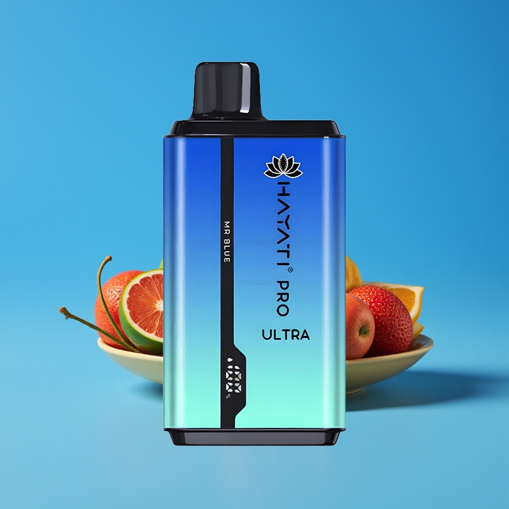 Hayati Pro Ultra 15000 Hisap Kapasiti 2 12ml 2% Nikotin Enam Biru