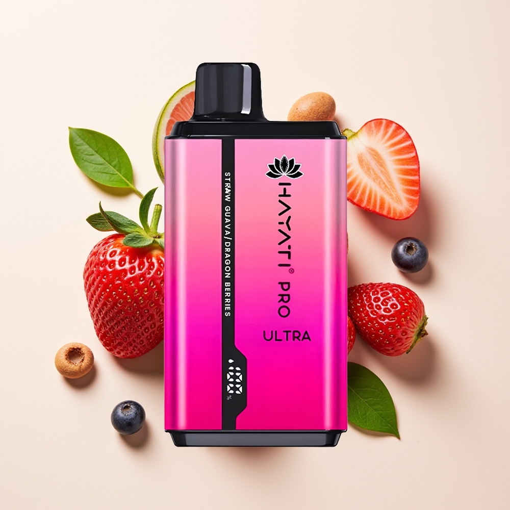 Hayati Pro Ultra 15000 Hisap Strawberry Guava Dragon Berries
