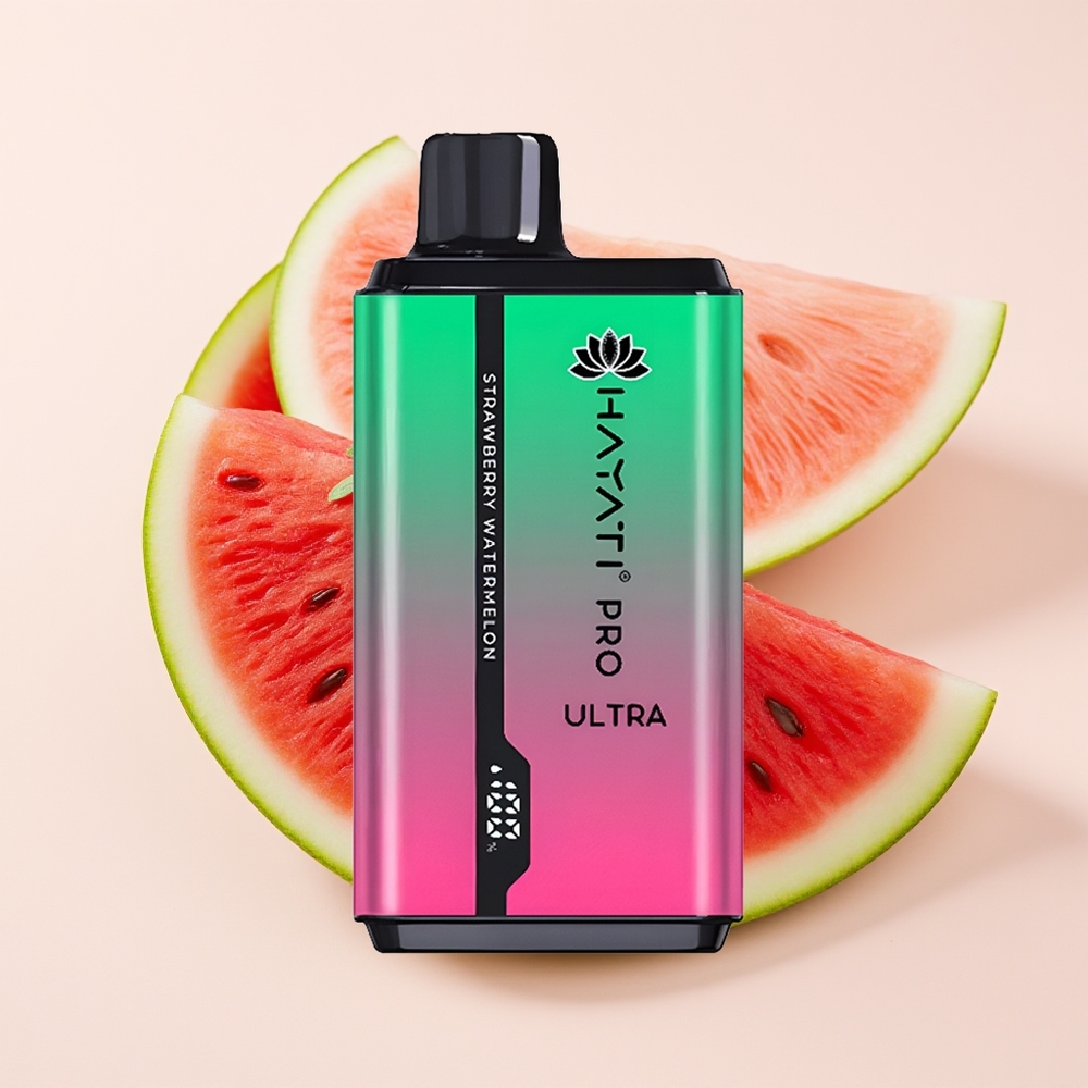 Hayati Pro Ultra 15000 Puff 850mAh 24ml 2% Strawberi Tembikai