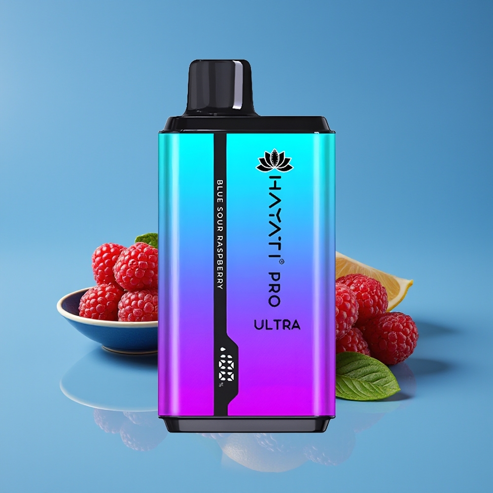 Hayati Pro Ultra 15000 Puff Biru Masam Raspberry