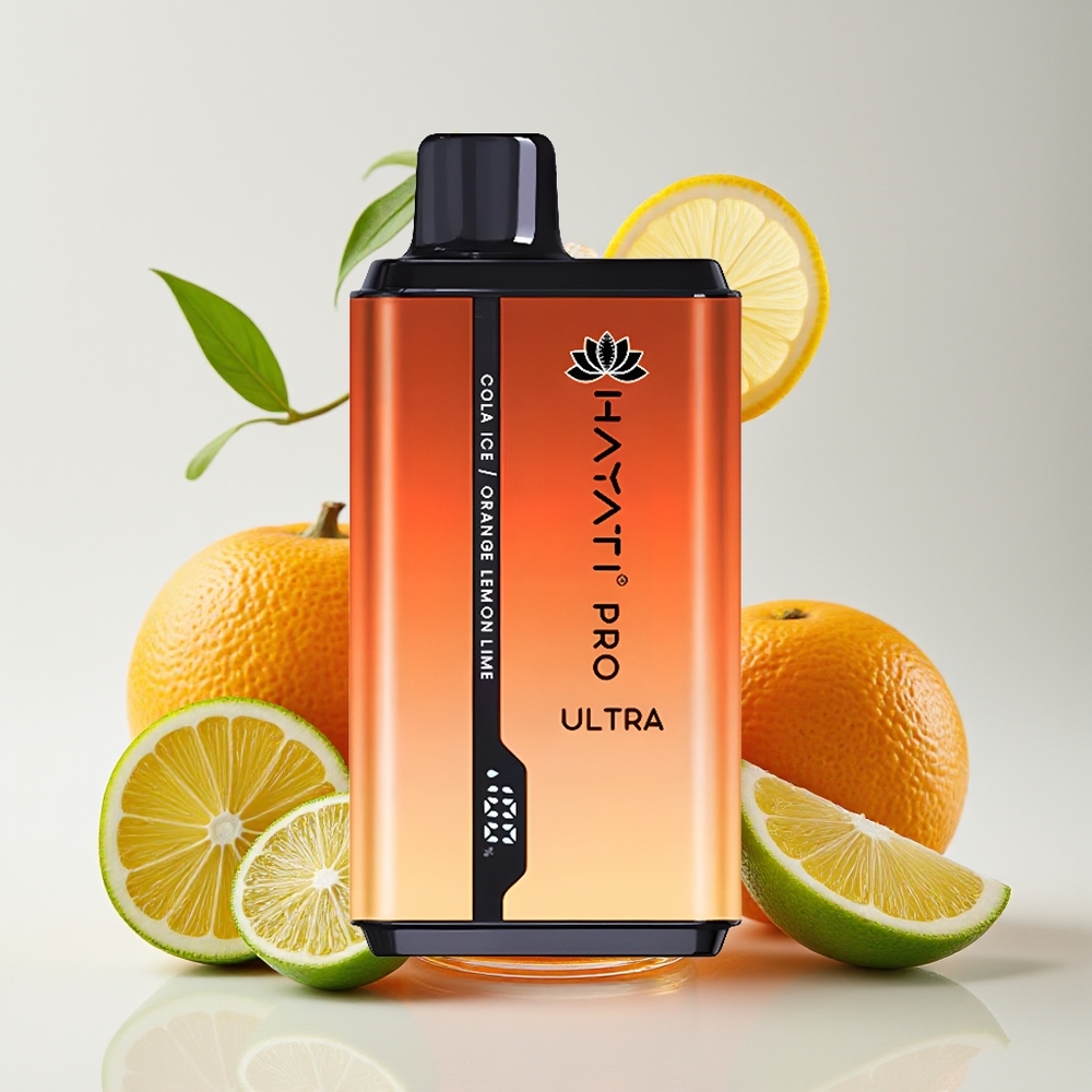 Hayati Pro Ultra 15000 Puff Cola Ais Oren Limau & Kapur