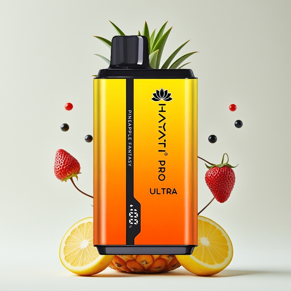 Hayati Pro Ultra 15000 Puff Fantasi Nanas