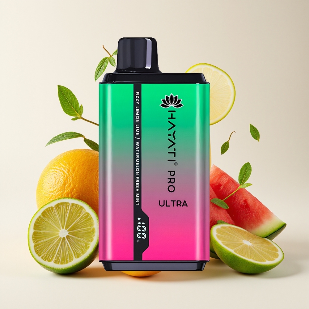 Hayati Pro Ultra 15000 Puff Limau Fizzy & Tembikai Pudina Segar