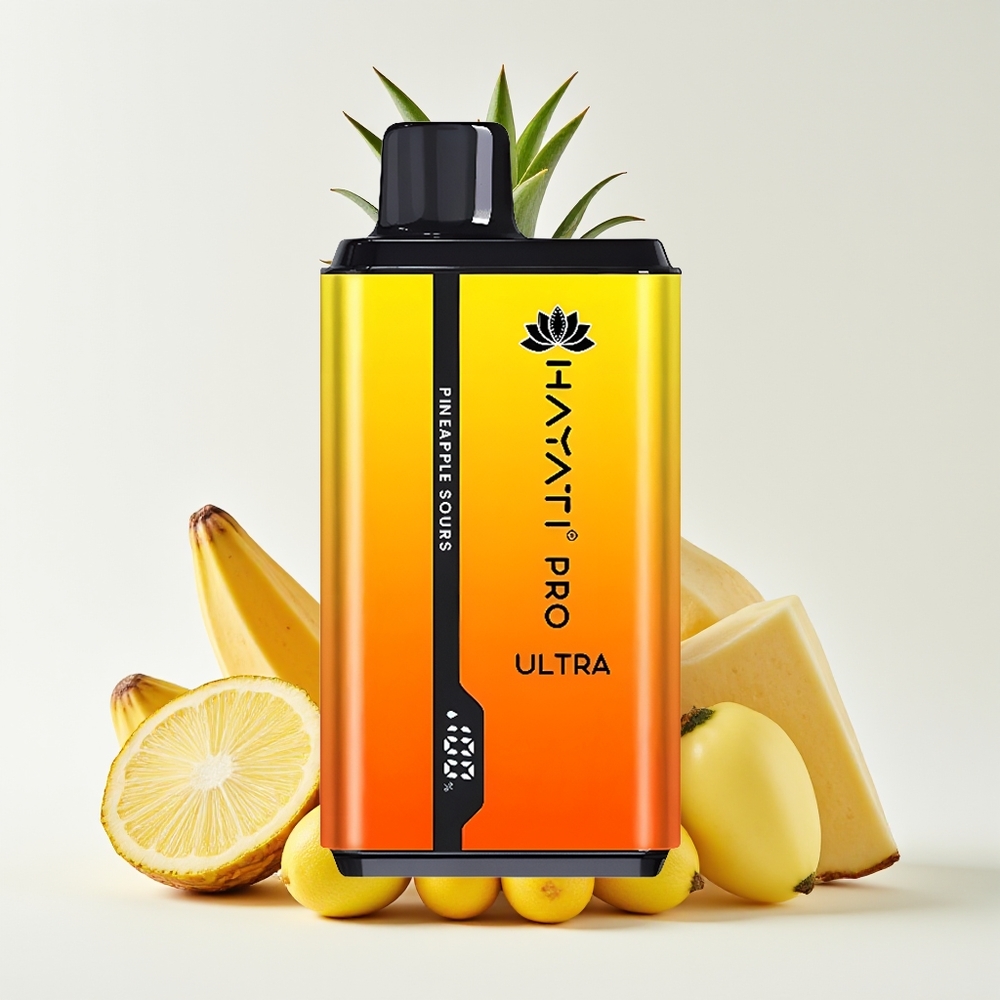 Hayati Pro Ultra 15000 Puff Nanas Masam Disposable Vape