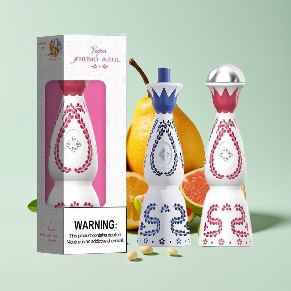 HUMO Azul 15000 Puff 20mL Nikotin 5% USB-C Pengecasan Pudina Miami