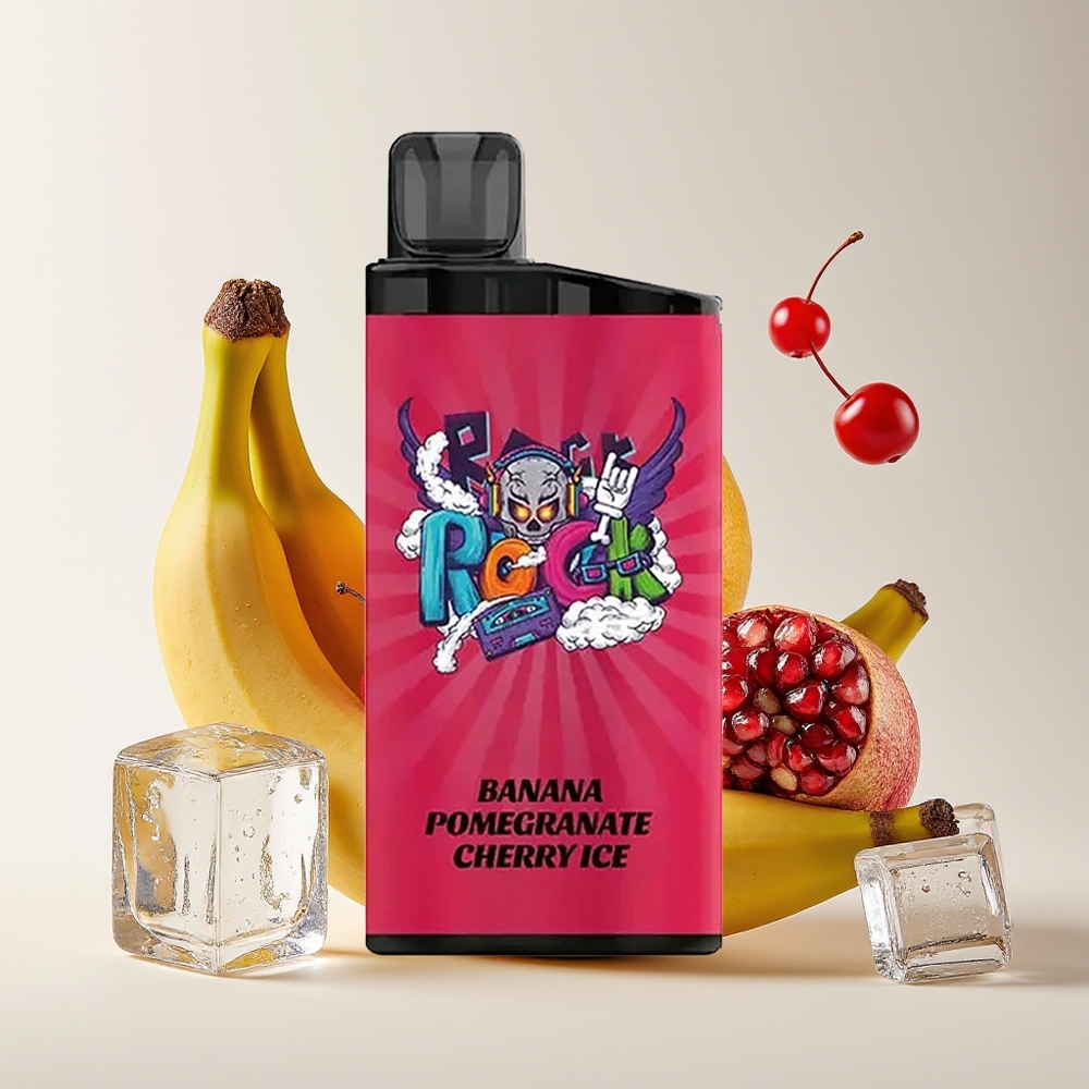 IGET Bar 3500 Puff Vape Disposable Pisang Delima Ceri Ais