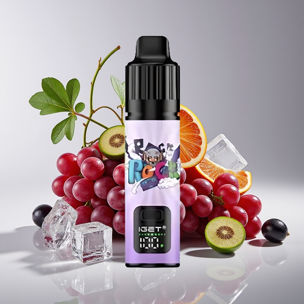 IGET BAR PLUS S3 POD 10000 Puff Vape Anggur Ais 18ml 5% 950mAh