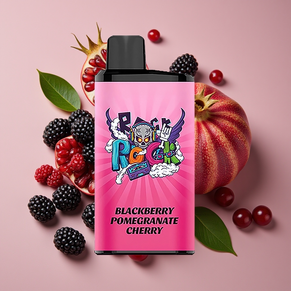 IGET Bar Pro 10000 Puff PC+ALU 1.2 Ohm Mesh Coil 2000 mAh Blackberry Delima Ceri