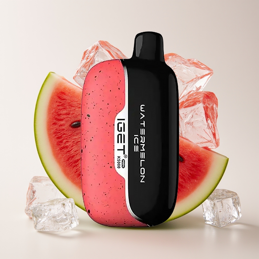 IGET Moon 5000 Puff PC 1.35 Ohm 49.5x25.3x99.4 mm Tembikai Ais