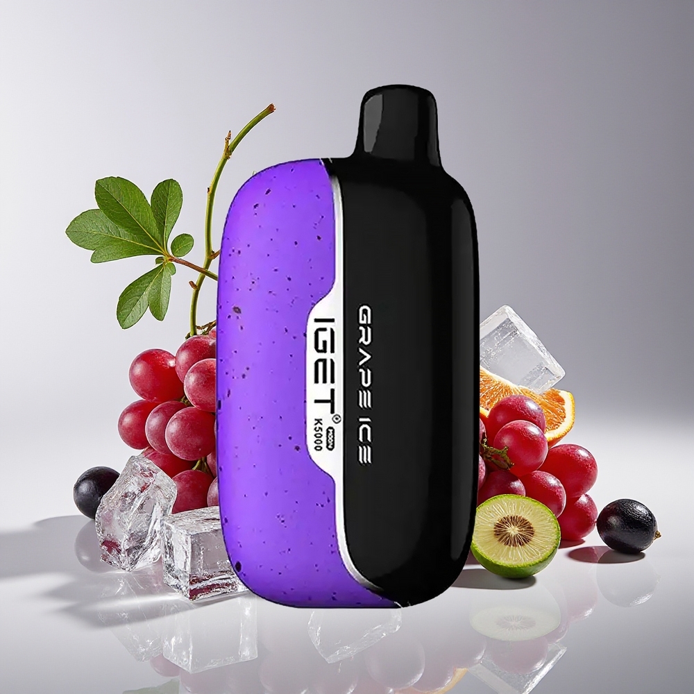 IGET Moon 5000 Puff PC Grape Ais