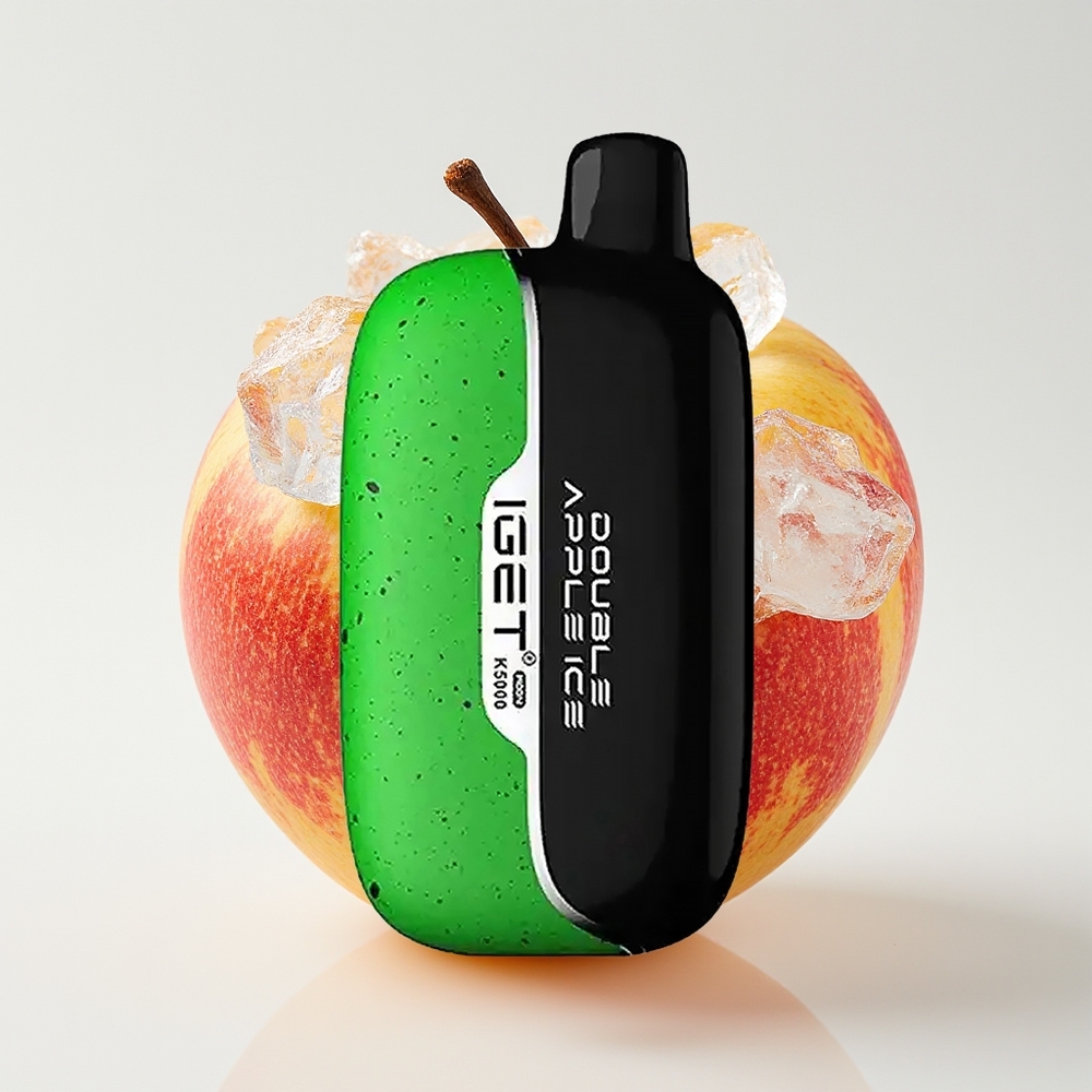 IGET Moon K5000 Puff Double Epal Ais PC 1.35 Ohm Mesh Coil 81.5g 49.5x25.3x99.4 mm