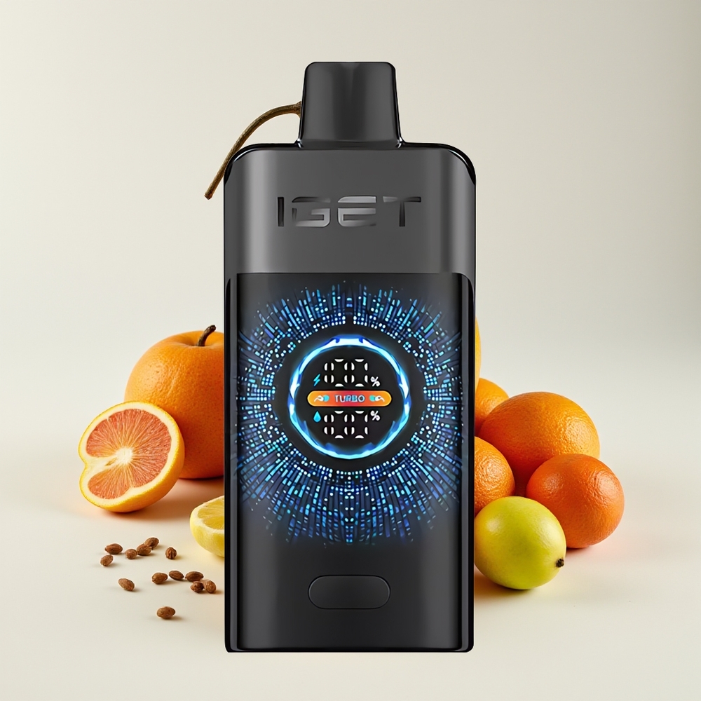 IGET ONE 12000 Sedutan Vape Hutan Hitam Skrin Melengkung Besar