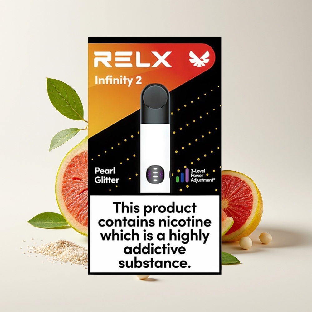 Relx Infinity 2 650 Hisap Peranti Vape Serbuk Mutiara
