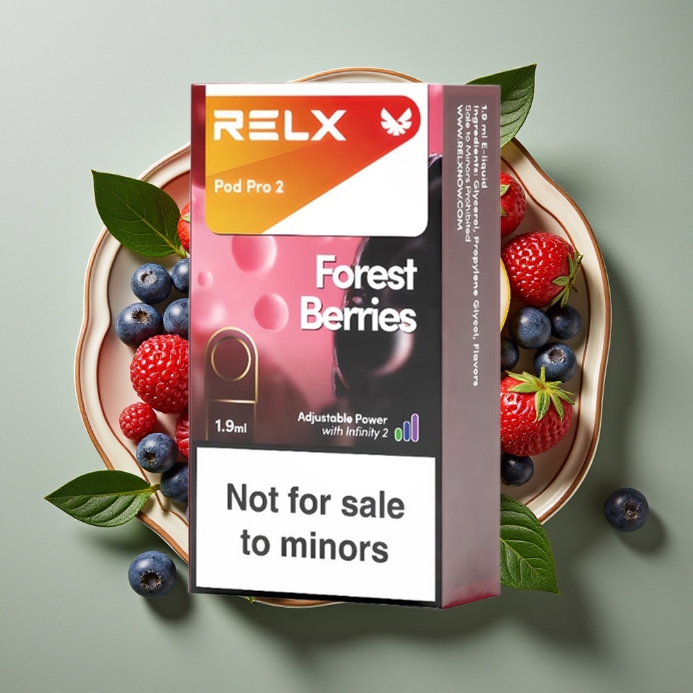 Relx Pod Pro 2 600 Hisap 1.9ml 3 Mod Voltan Beri Hutan