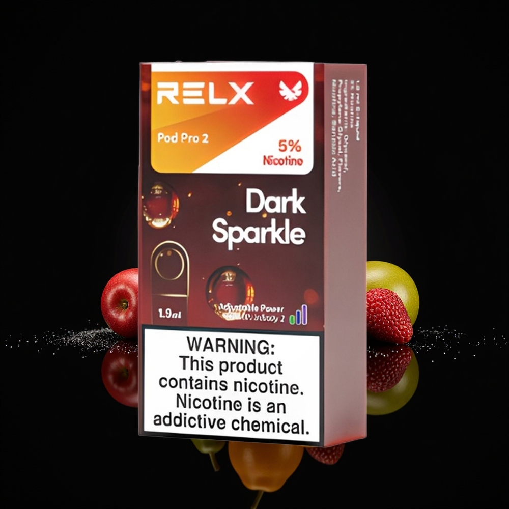 Relx Pod Pro 2 600 Hisap 1.9ml 3 Mod Voltan Gelap Gemerlap