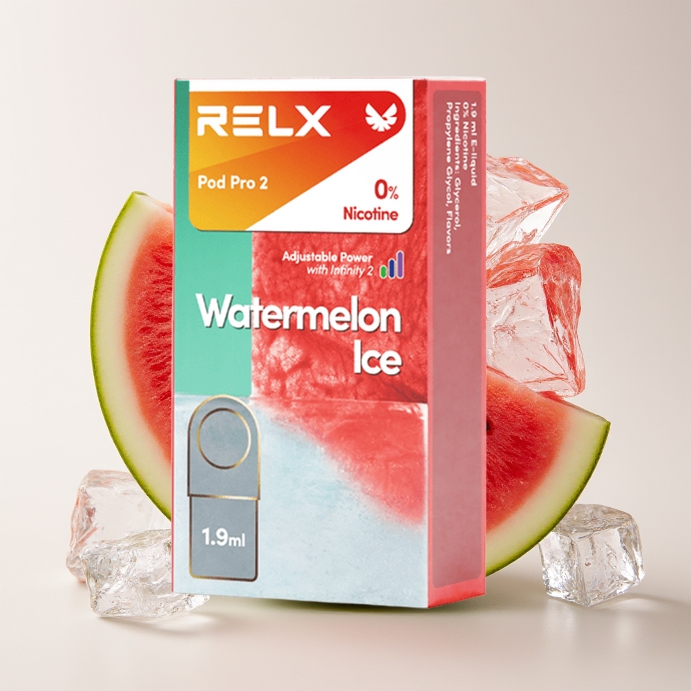 Relx Pod Pro 2 600 Hisap 1.9ml 3 Mod Voltan Tembikai Ais