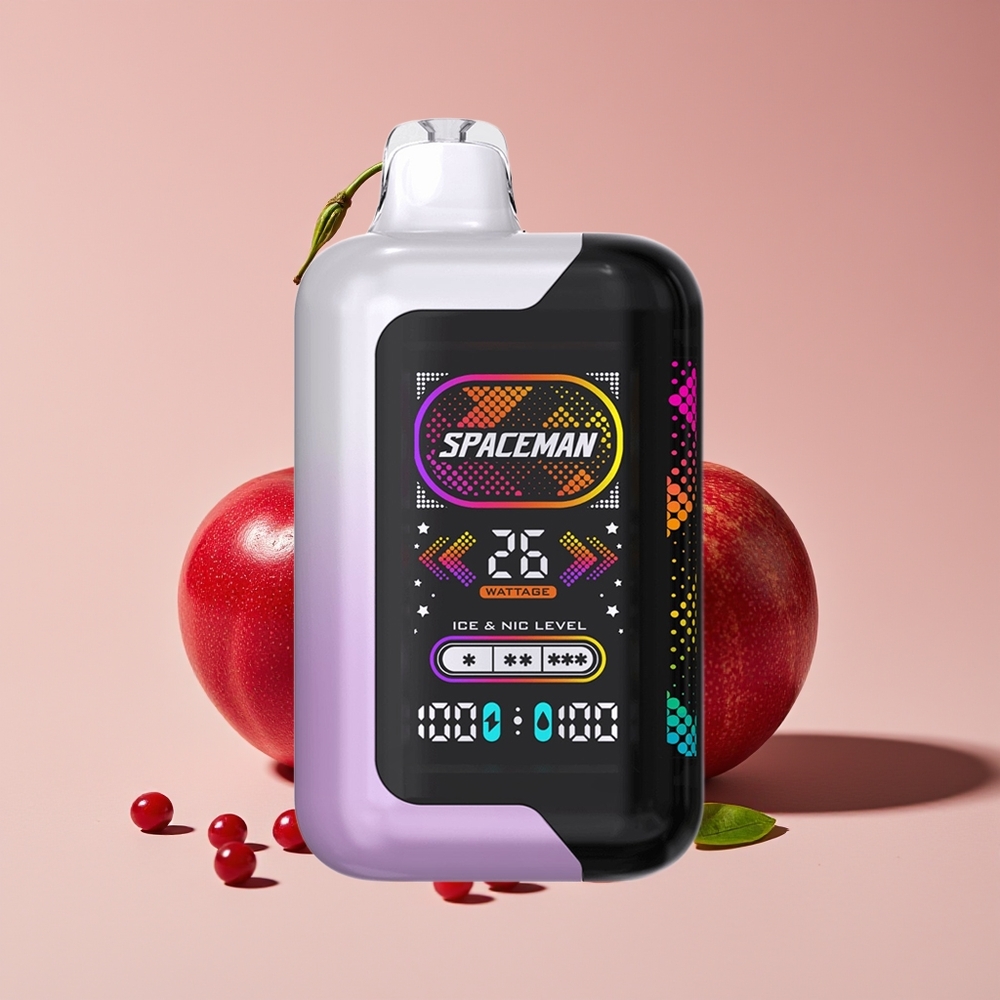 SMOK SPACEMAN SP40000 2 Mulut Vape Ceri Delima 1000mAh 20ml 50mg
