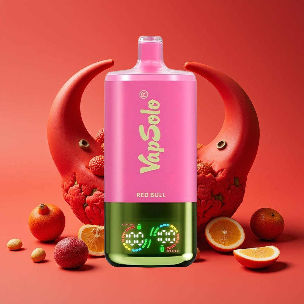 Vapsolo Triple 30000 Puff 40ml 3 Tangki Jenis-C Red Bull