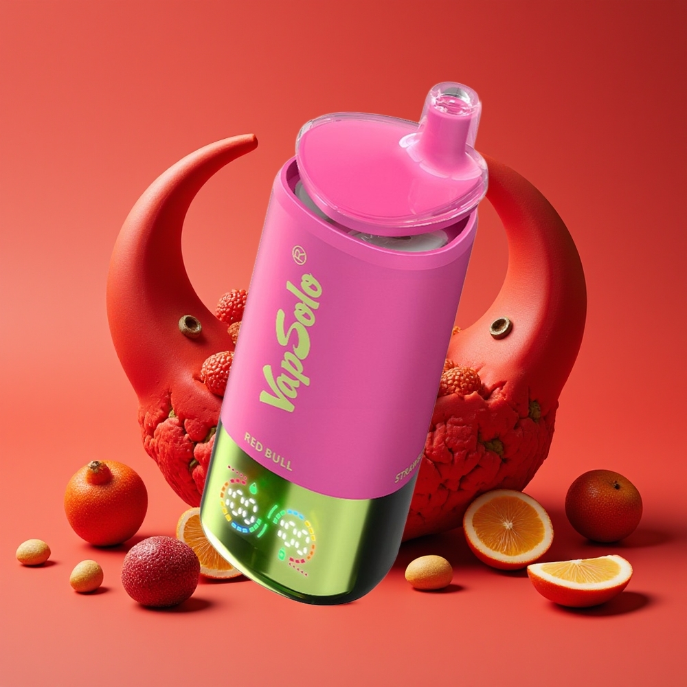 Vapsolo Triple 30000 Puff 40ml 3 Tangki Jenis-C Red Bull