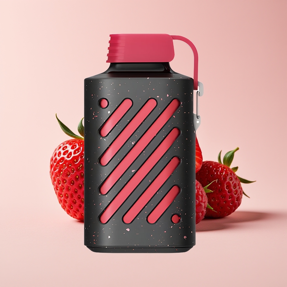 VOZOL GEAR 10000 Hisap Strawberry Raspberry Perlindungan Mulut VAMT Mesh Coil 20ml E-Liquid