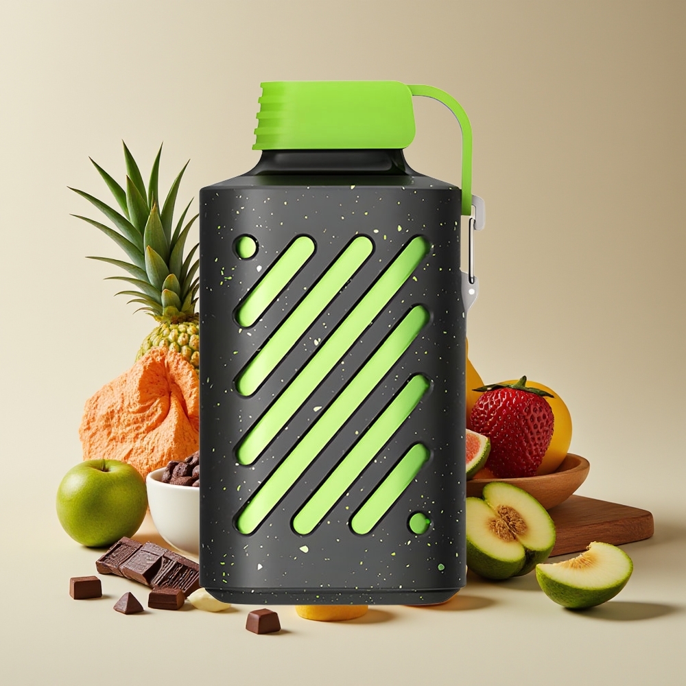 VOZOL GEAR 10000 Matcha Coklat Krim 10000 Puff 20ml E-Cecair Kapasiti Besar VAMT Mesh Coil 50mg/ml Nikotin