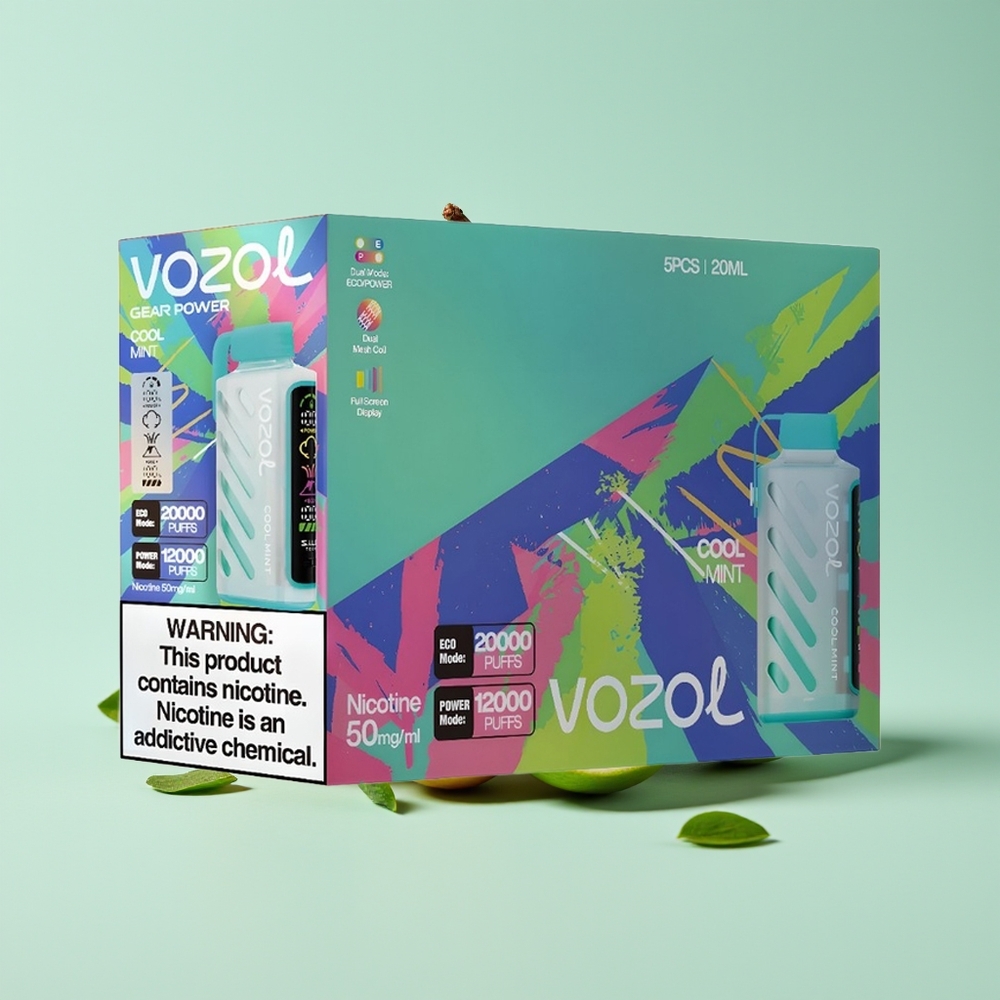 VOZOL Gear Power 20000 Hisapan Layar Penuh Dual Mesh Sejuk Pudina