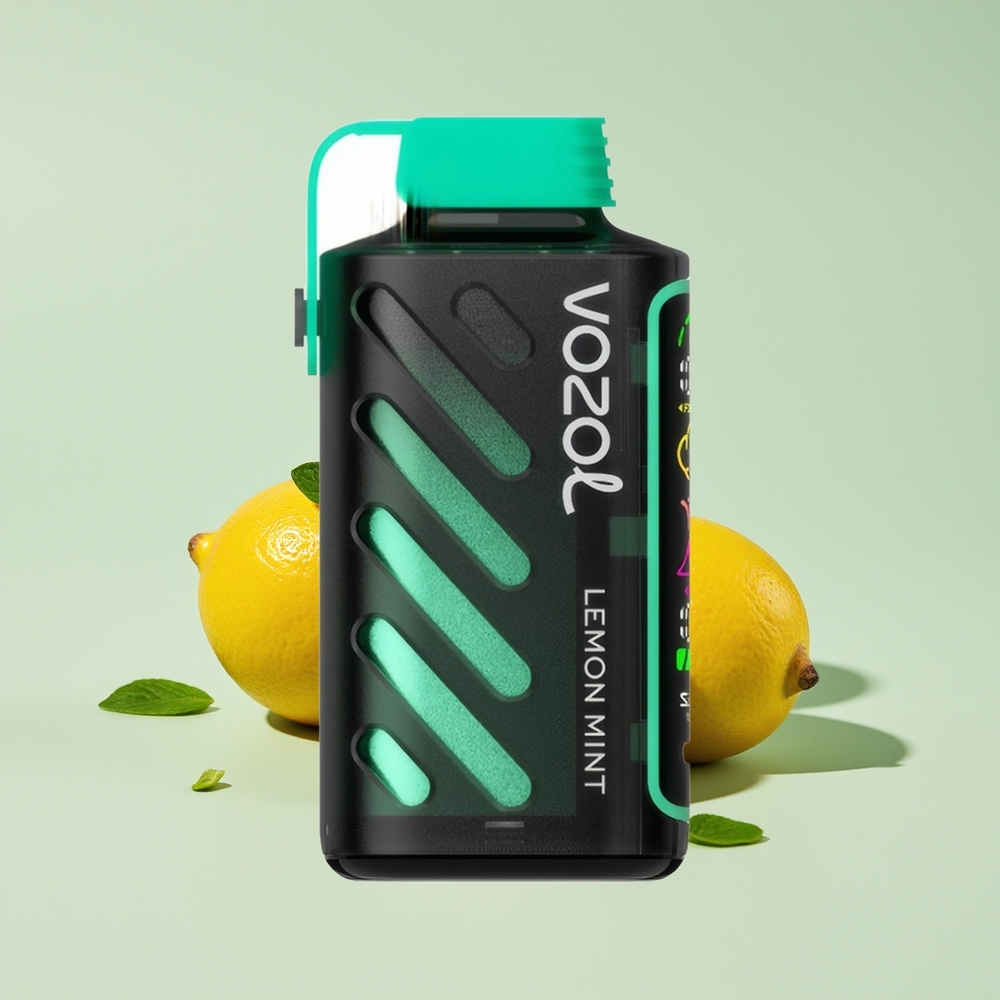 VOZOL Gear Power 20000 Puff Skrin Penuh Dual Mesh 20mL Lemon Pudina