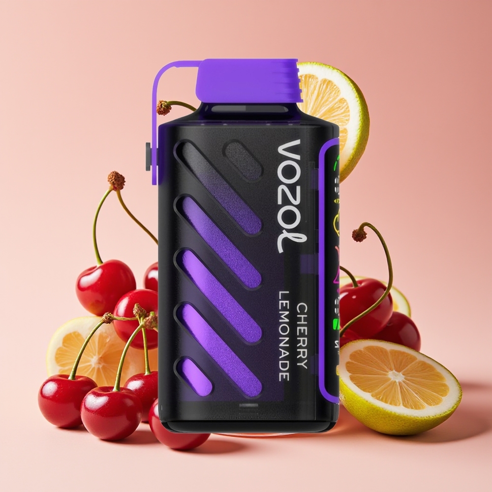 VOZOL Gear Power 20000 Puff Skrin Penuh Dual Mesh Coil Ceri Limau