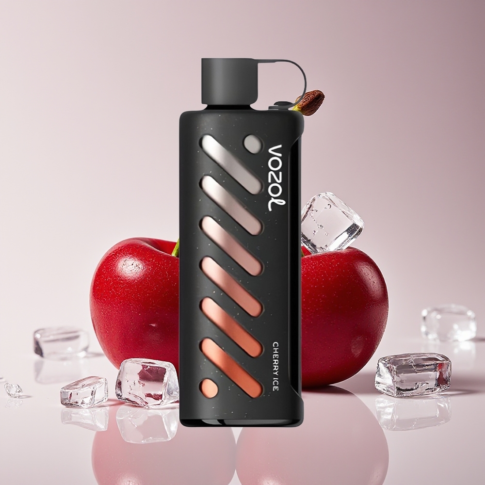 VOZOL Gear Shisha 25000 Hisap Ceri Ais Dual Mesh 1000mAh 5mg/ml S.i.L.C Tech