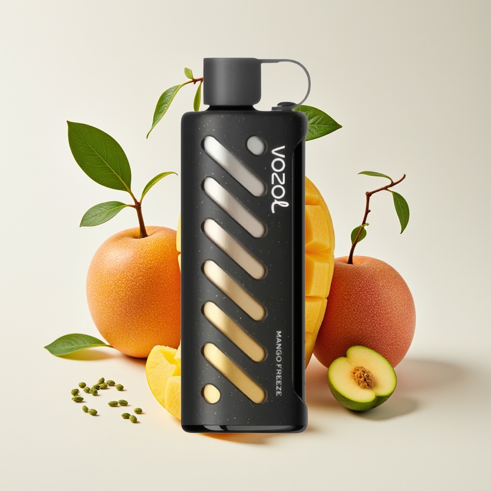 VOZOL Gear Shisha 25000 Hisap Manga Beku Dual Mesh 1000mAh 5mg/ml S.i.L.C Tech