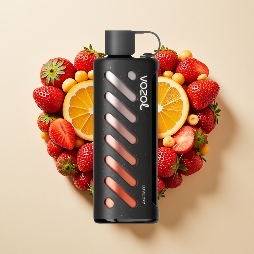VOZOL Gear Shisha 25000 Hisap Rasa 30 Teknologi S.i.L.C Dwi Mod Dwi Mesh Bateri 1000mAh Nikotin 5mg/ml Cinta 777