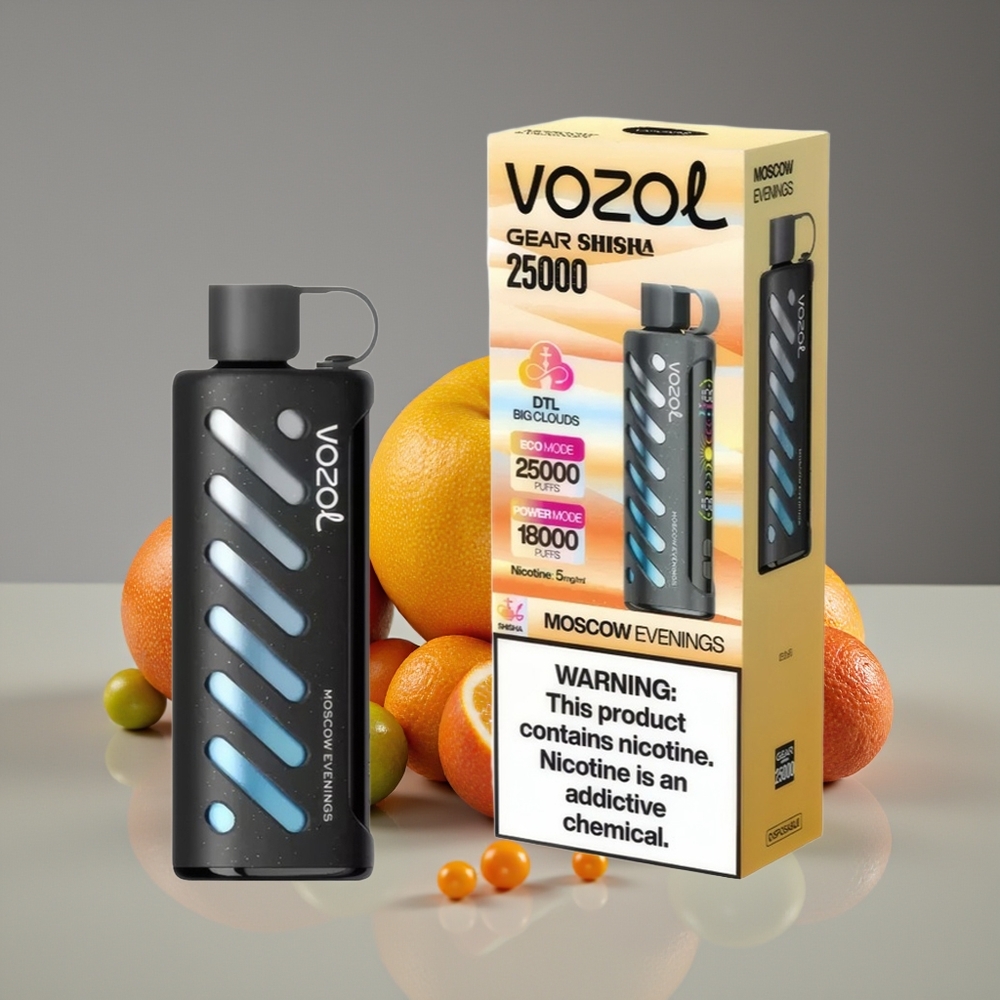 VOZOL Gear Shisha 25000 Hisap Teknologi S.i.L.C Dwi Mod Mesh Malam Moscow