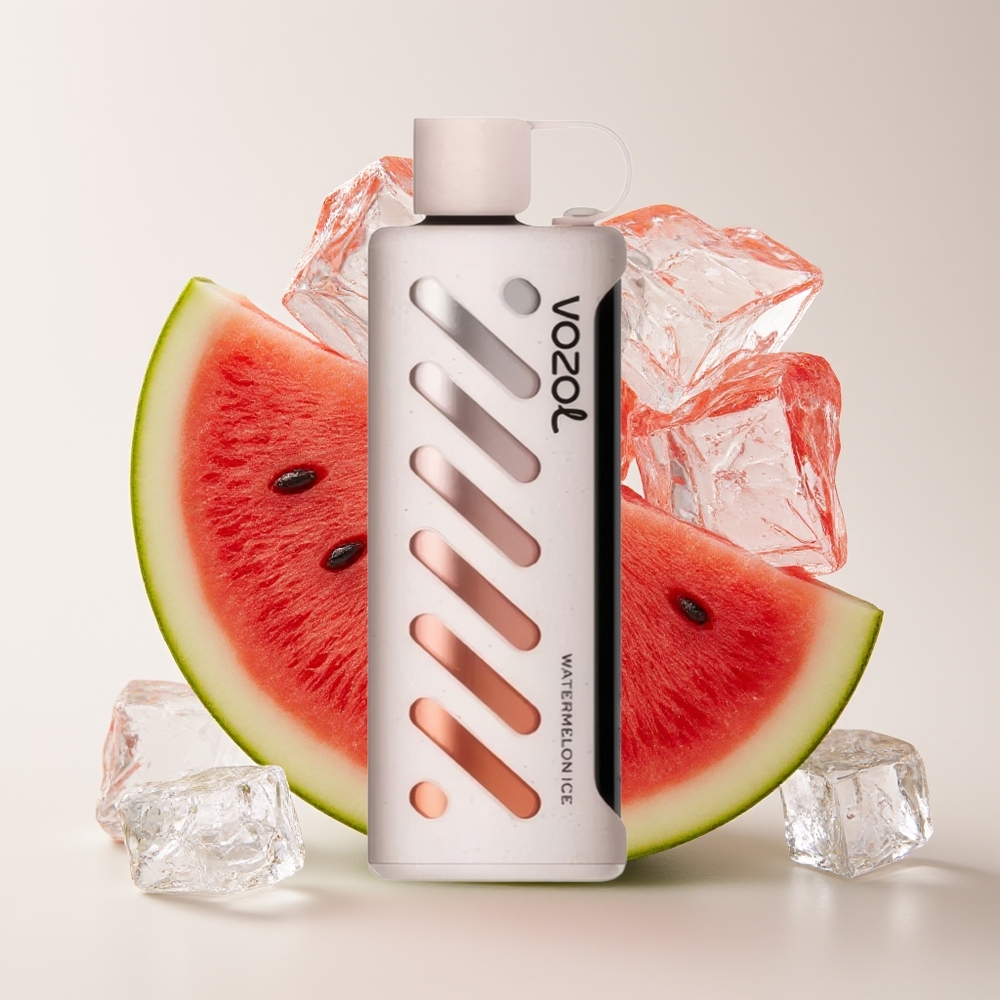 VOZOL Gear Shisha 25000 Hisap Tembikai Ais Dual Mesh S.i.L.C Tech 1000mAh 5mg/ml
