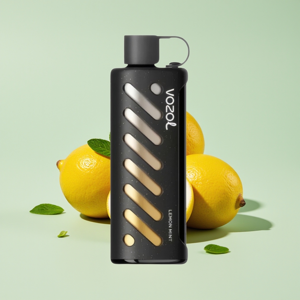 VOZOL Gear Shisha 25000 Lemon Pudina Hisap Teknologi S.i.L.C Dual Mesh Mod 1000mAh 5mg/ml