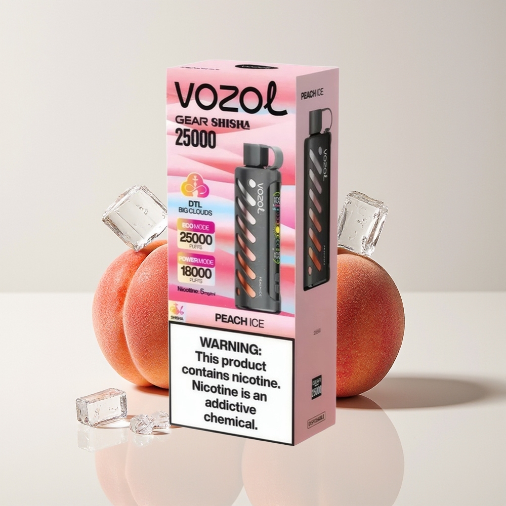 VOZOL Gear Shisha 25000 Sedut Dwi Moda S.i.L.C Tech 1000mAh Ais Pic
